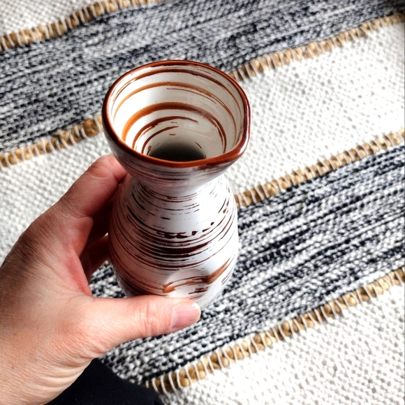 Pier 1 Brown and White Vases - Picture 3 of 4